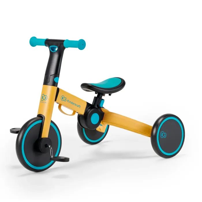 Дитячий велосипед Kinderkraft 3 в 1 4TRIKE Primrose Yellow (KR4TRI00YEL0000) (5902533916030) зображення 3