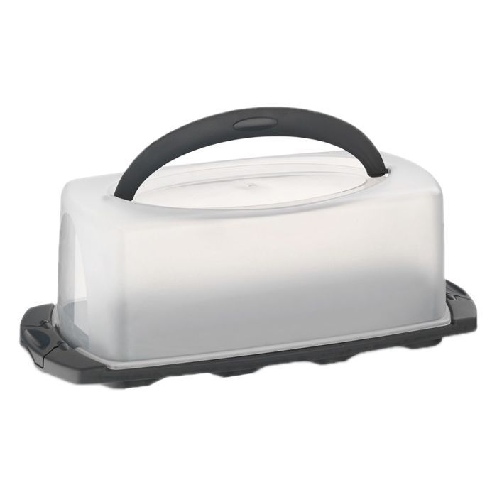 Тортівниця Kela Deli Rectangle 40х17х14,5 см Gray (12175)