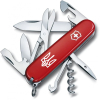 Нож Victorinox Climber Ukraine Red "Тризуб" (1.3703_T0010u)