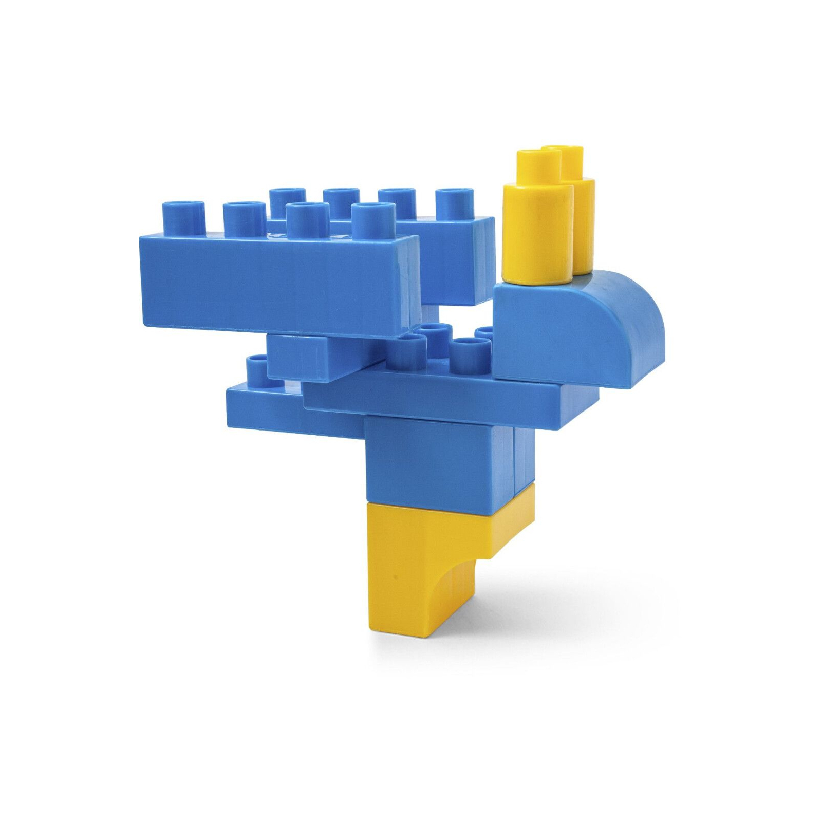 Конструктор Wader Kids Blocks 70 елементів в банці (41295) зображення 2