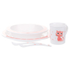 Набор детской посуды Canpol babies Cute Animals Котик Розовый 5 предметов (4/401_pin) изображение 2