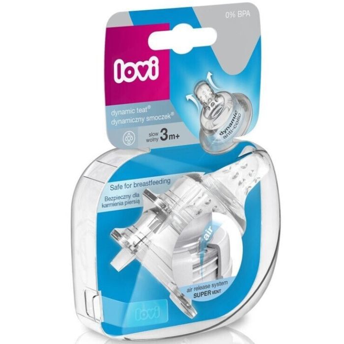 Соска Lovi силіконова динамічна Вільна з 3 місяців 2 шт. (18/750)