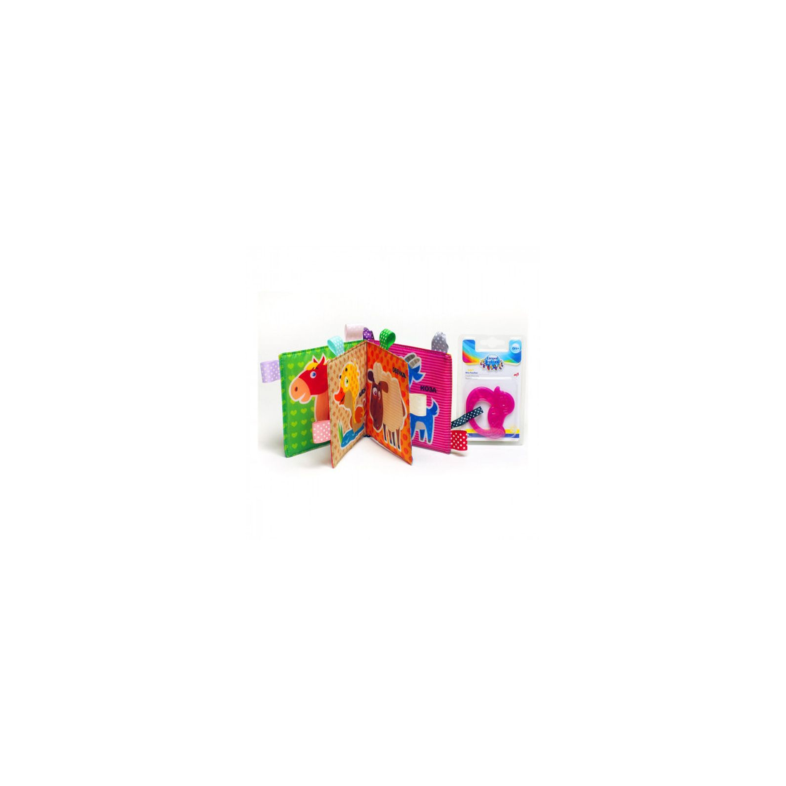 Развивающая игрушка Книжковий хмарочос Мягкая книга шуршалка: Коровка (6102276) изображение 2
