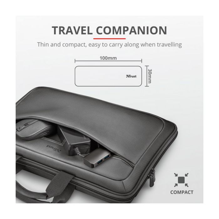 Концентратор Halyx 4-Port USB-A 3.2 Grey Trust (24947_TRUST) изображение 12
