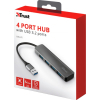Концентратор Halyx 4-Port USB-A 3.2 Grey Trust (24947_TRUST) изображение 7