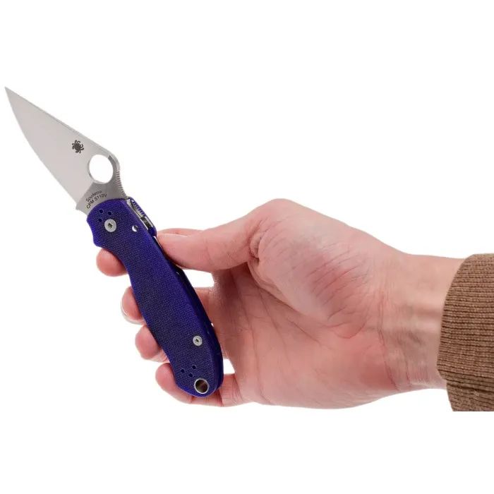 Ніж Spyderco Para 3 G10 S110V Dark Blue (C223GPDBL) зображення 8