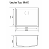 Мойка кухонная GRANADO UNDER TOP MAX gris (gr3008) изображение 6