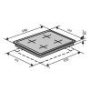 Варочна поверхня Ventolux HG640-DA3 CS (BK) зображення 8