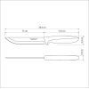 Кухонный нож Tramontina Plenus Light Grey Meat 152 мм (23423/136) изображение 5