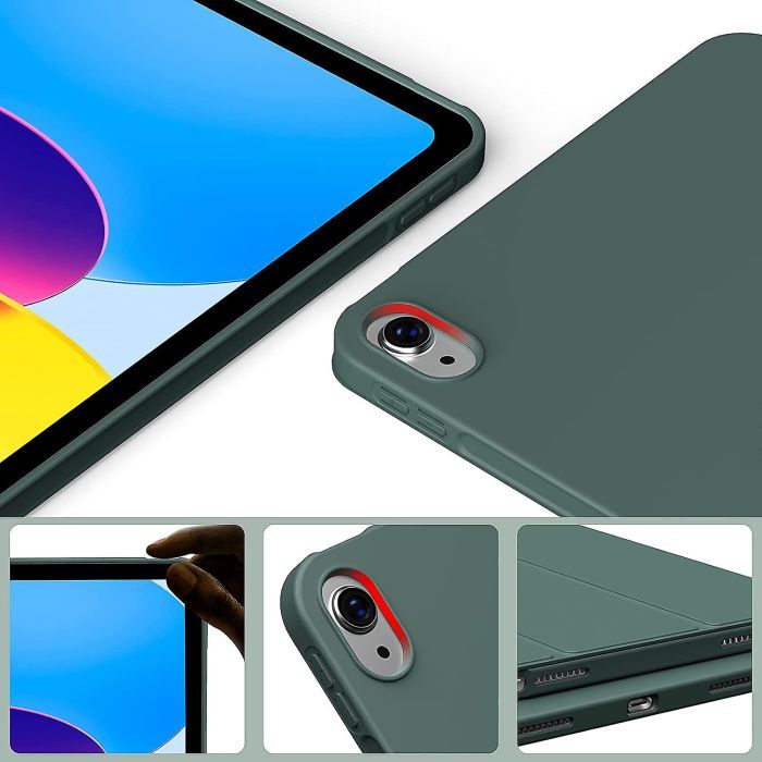 Чохол до планшета BeCover Tri Fold Soft TPU mount Apple Pencil Apple iPad 10.9" 2022/24/11" 2025 Black (708459) зображення 3