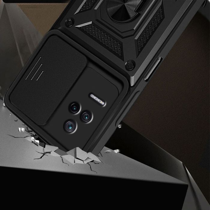 Чохол до мобільного телефона BeCover Military Poco F4 Black (709128) зображення 3