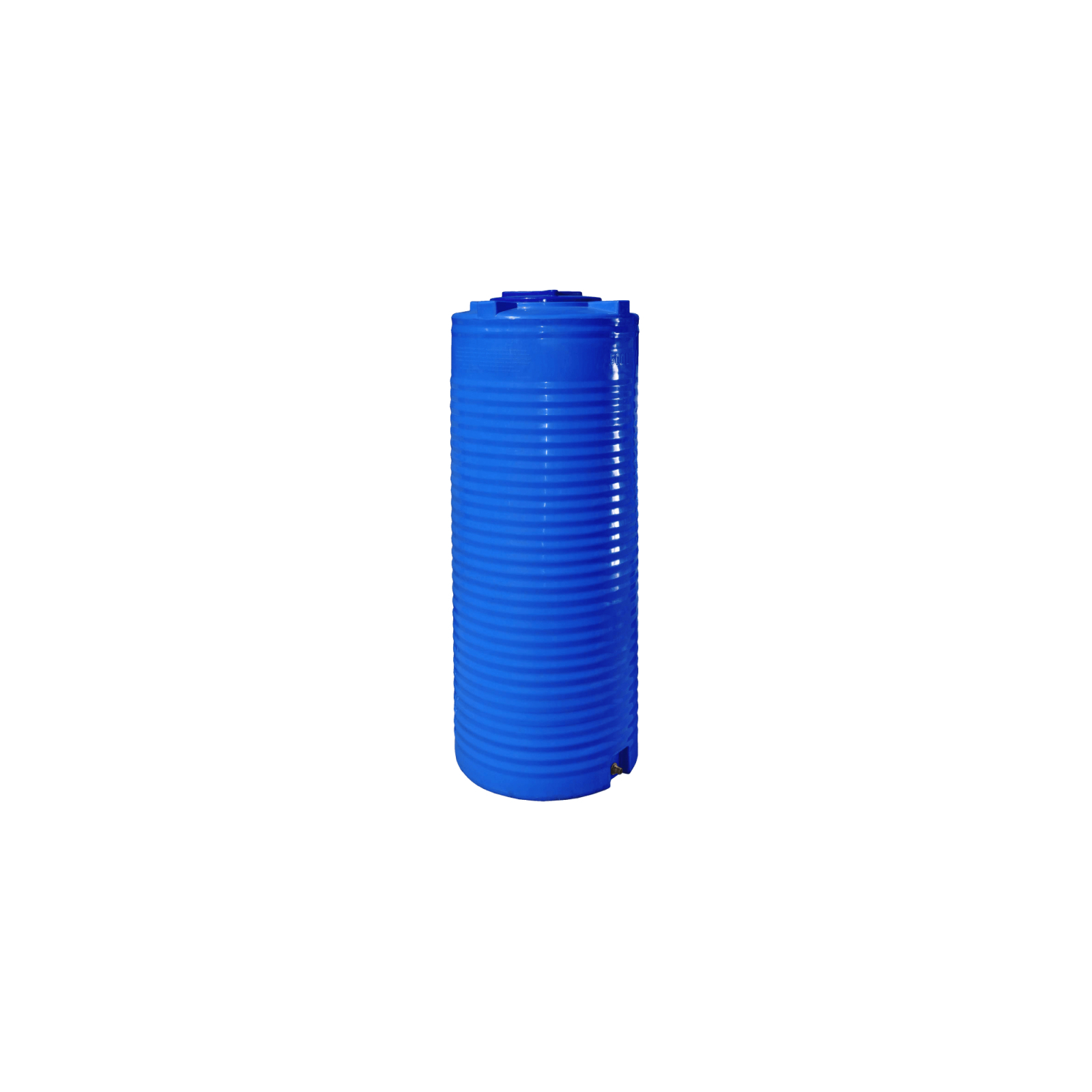 Емкость для воды Рото Європласт вертикальная пищевая 500 л узкая синяя (66)