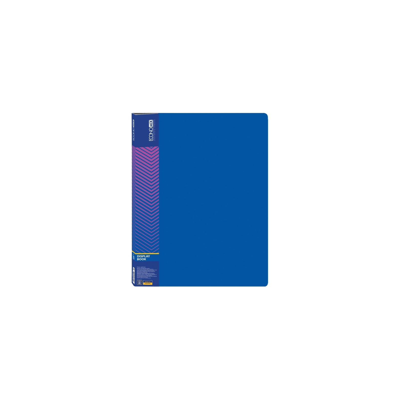 Папка с файлами Economix А4 с 10 файлами, синяя (E30601-02)