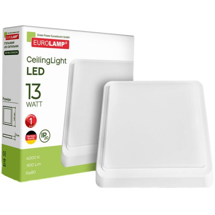 Світильник Eurolamp GM 13W 4000K (LED-NLS-13/40(GM)) зображення 2