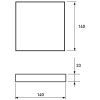Світильник Eurolamp GM 13W 4000K (LED-NLS-13/40(GM)) зображення 3