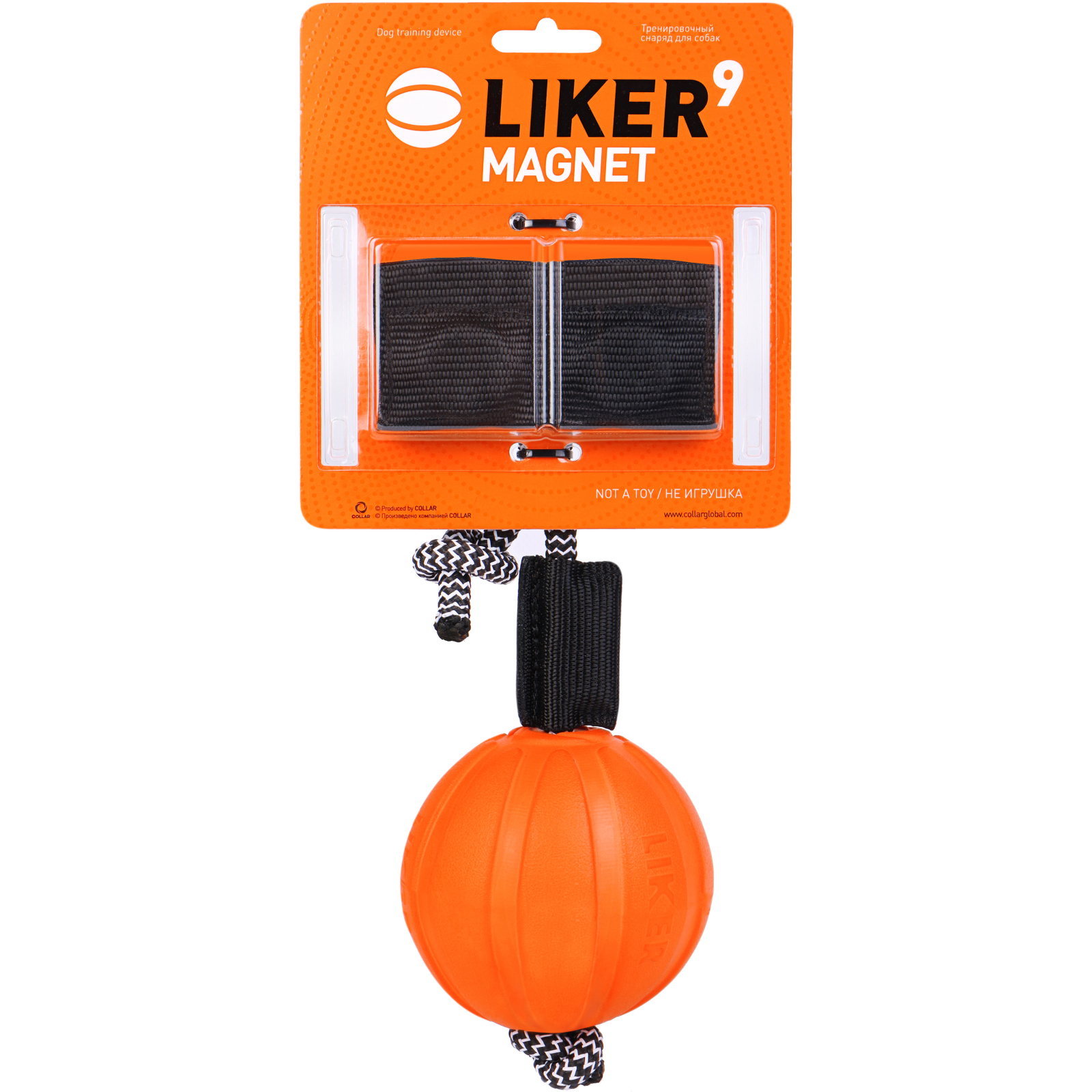 Игрушка для собак Liker Magnet Мячик 9 см с комплектом магнитов (6291) изображение 2