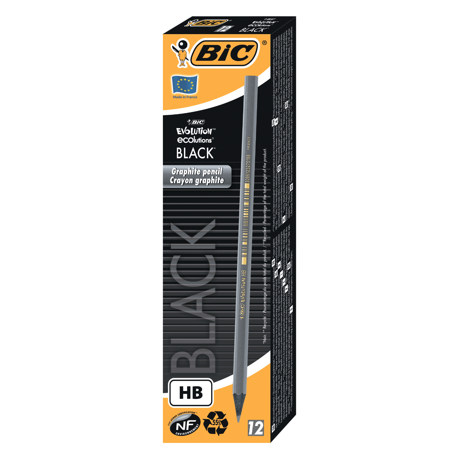 Карандаш графитный Bic Evolution Eco HB (bc896017) изображение 2