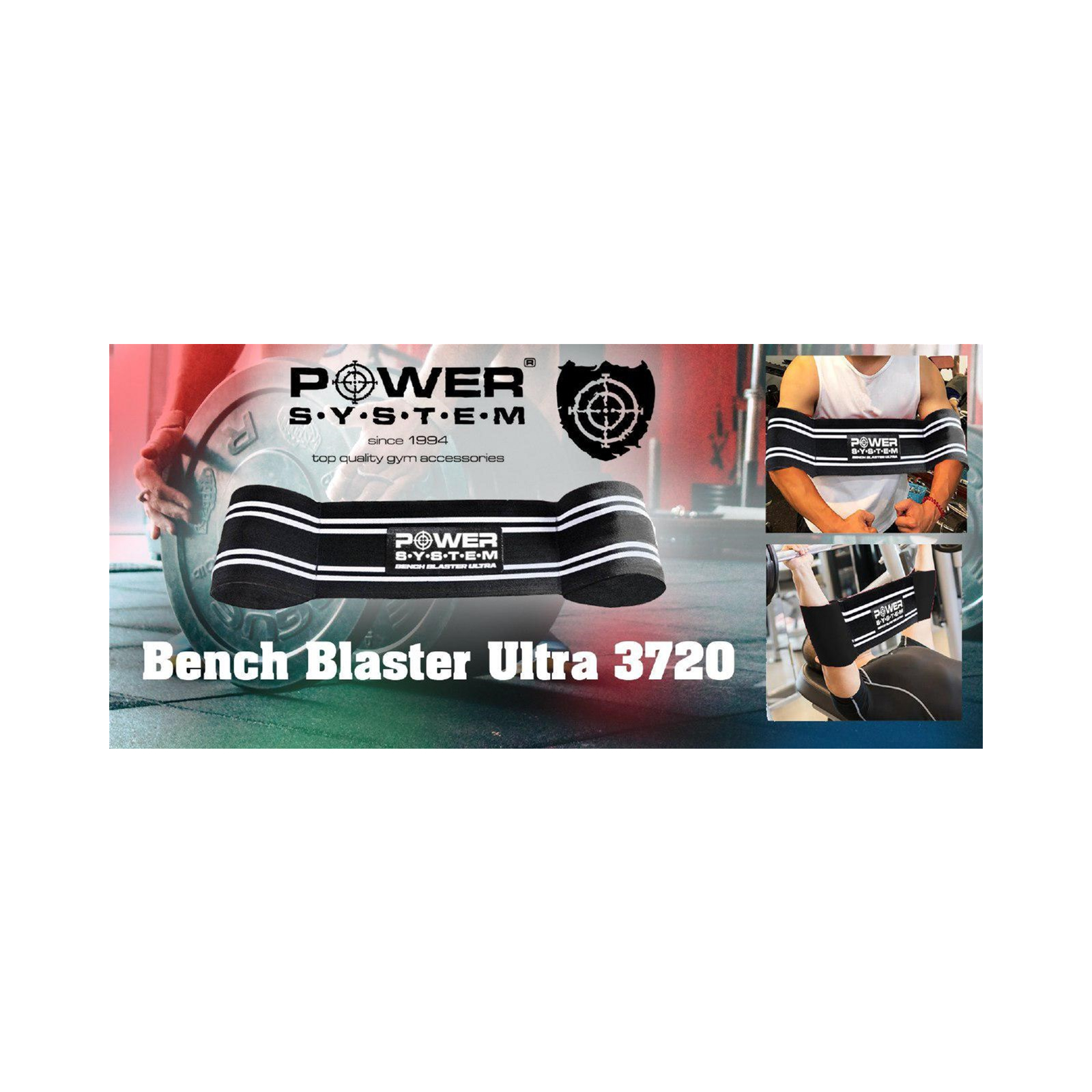 Еспандер Power System PS-3720 Bench Blaster Ultra Black/Blue XL (PS_3720_XL_Black/Blue) зображення 4