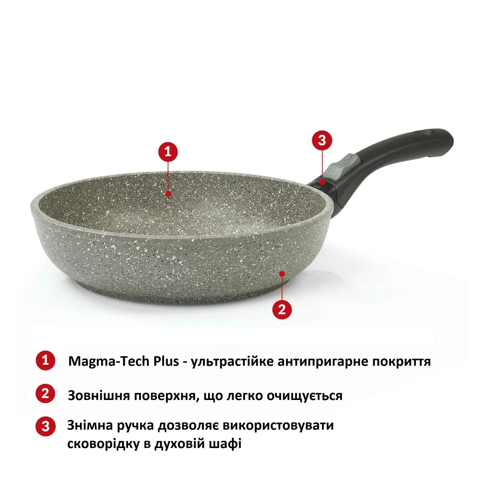 Сковорода Flonal Monolite 32 см (MOIPB3290) зображення 6