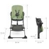 Стілець для годування Kinderkraft Foldee Green (5902533922444) зображення 7
