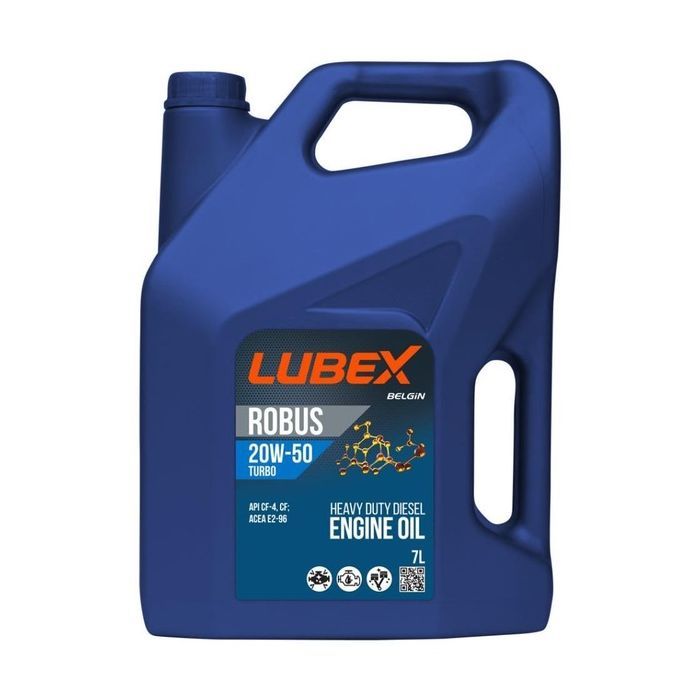 Моторное масло LUBEX ROBUS TURBO 20w50 7л (019-0782-0307)