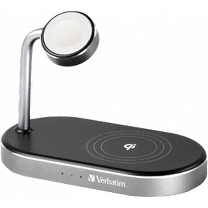 Зарядний пристрій Verbatim 3in1 Apple Watch and iPhone Charging Stand (49556)