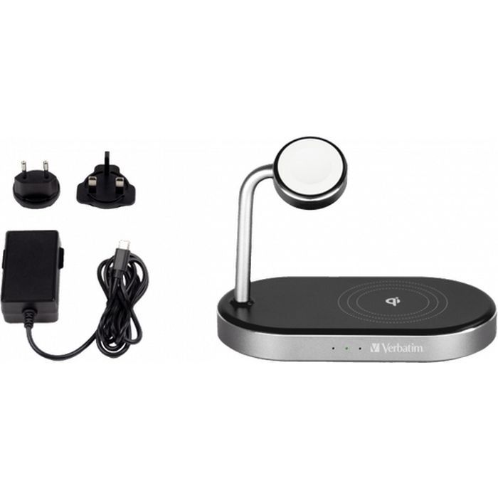 Зарядний пристрій Verbatim 3in1 Apple Watch and iPhone Charging Stand (49556) зображення 6
