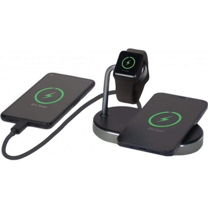 Зарядний пристрій Verbatim 3in1 Apple Watch and iPhone Charging Stand (49556) зображення 8