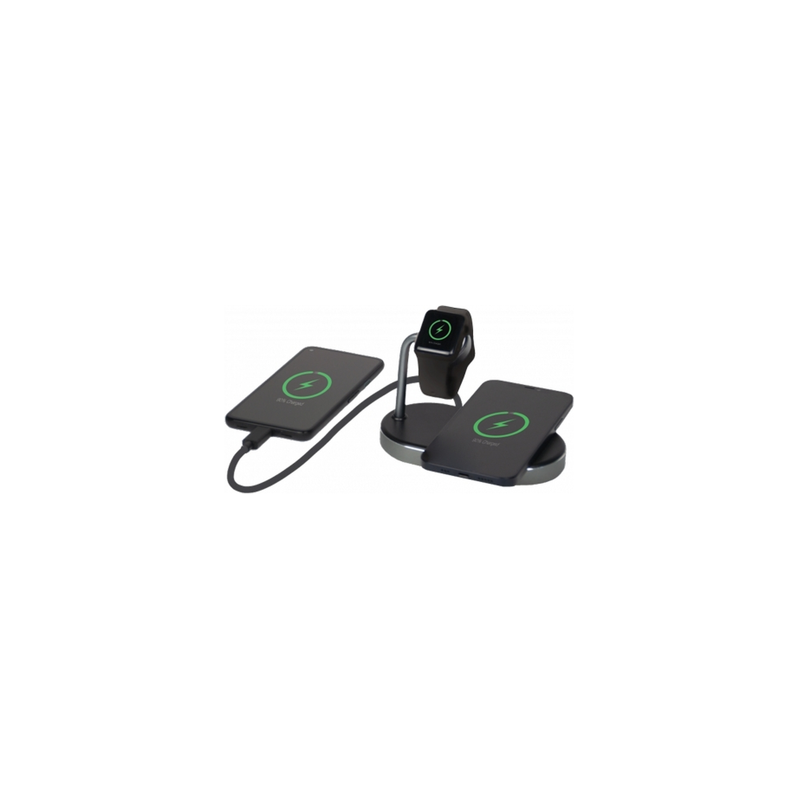 Зарядное устройство Verbatim 3in1 Apple Watch and iPhone Charging Stand (49556) изображение 8