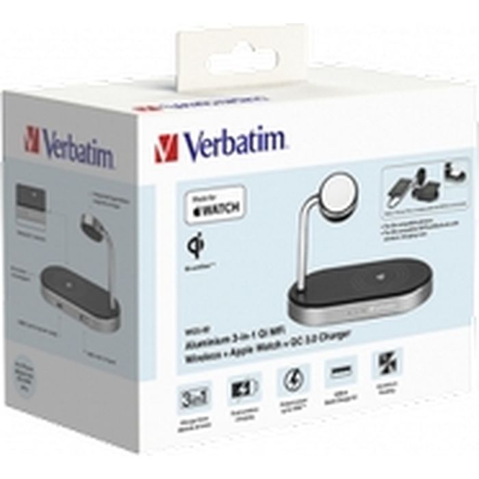 Зарядний пристрій Verbatim 3in1 Apple Watch and iPhone Charging Stand (49556) зображення 9