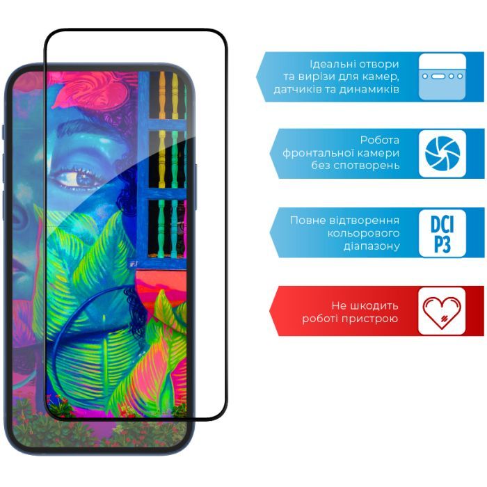 Стекло защитное ACCLAB Full Glue Samsung S22+ (1283126523021) изображение 5