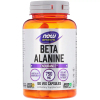 Амінокислота Now Foods Бета-Аланін, Beta-Alanine, 750 мг, 120 вегетаріанських капсул (NOW-02008)