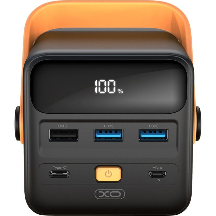 Батарея универсальная XO 50000mAh, PD/20W, QC3.0/22.5W, flashlight, Input(Type-C,MicroUSB), Output(3*USB,Type-C) (XO-PR168 / 29187) изображение 2