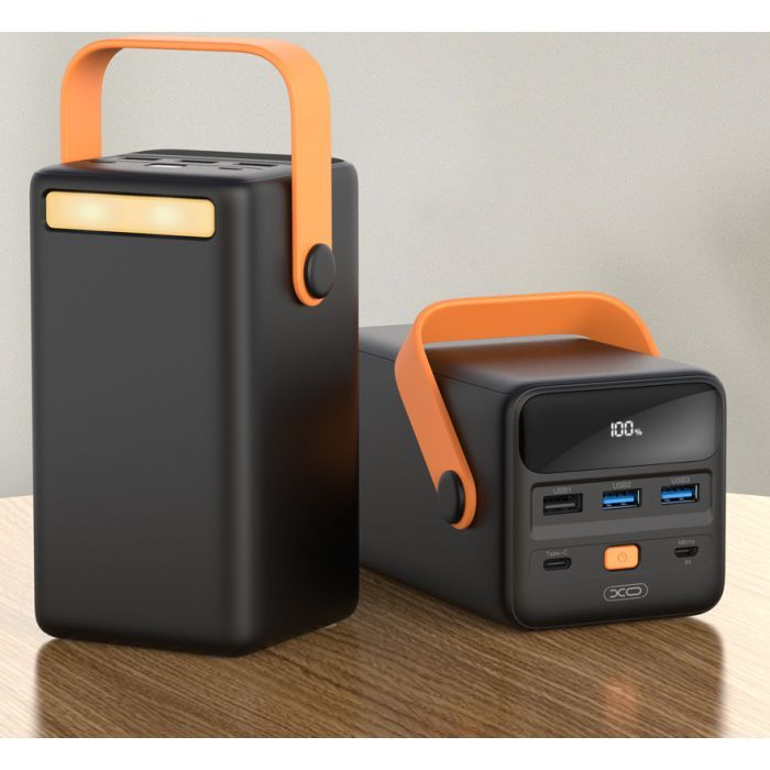 Батарея универсальная XO 50000mAh, PD/20W, QC3.0/22.5W, flashlight, Input(Type-C,MicroUSB), Output(3*USB,Type-C) (XO-PR168 / 29187) изображение 7