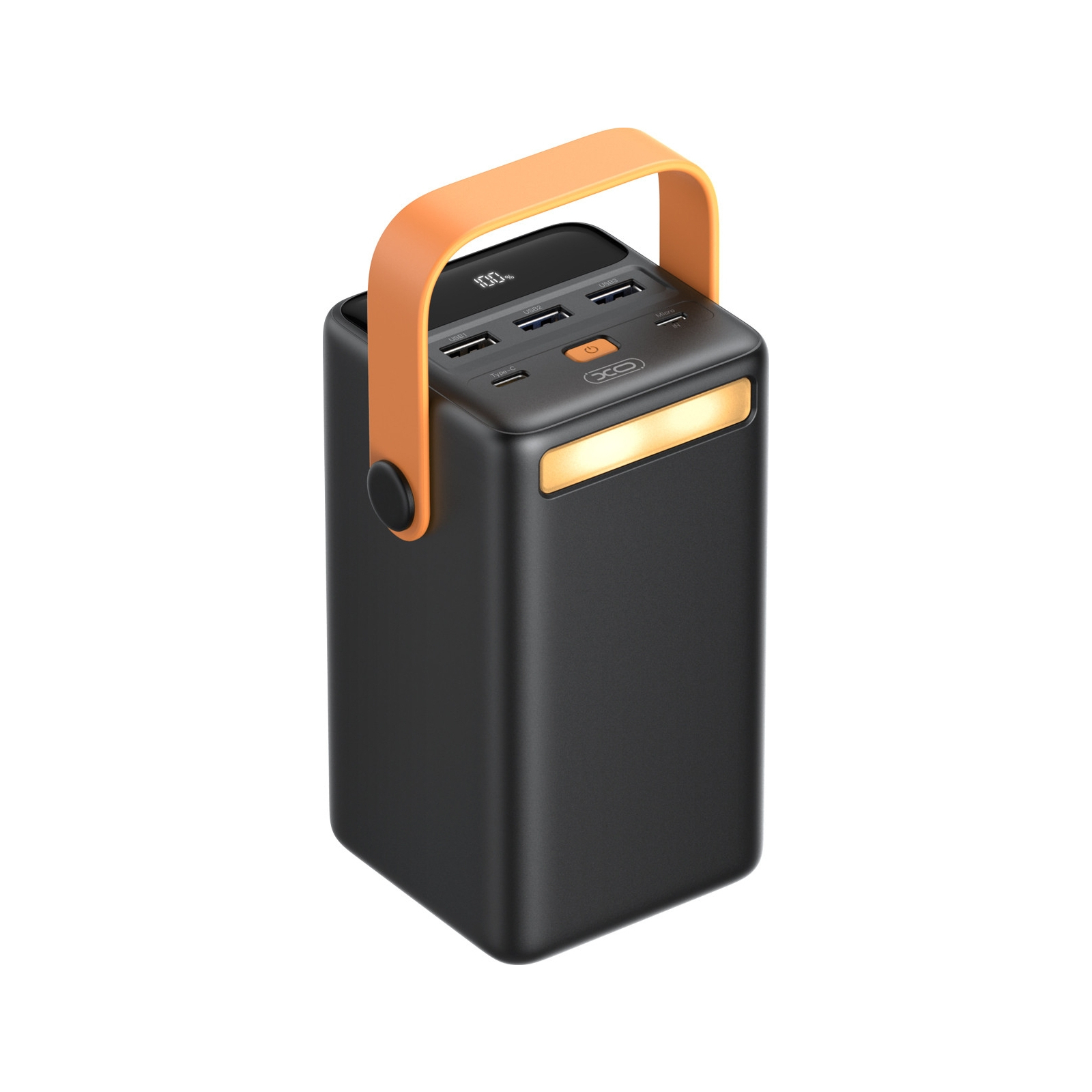 Батарея универсальная XO 50000mAh, PD/20W, QC3.0/22.5W, flashlight, Input(Type-C,MicroUSB), Output(3*USB,Type-C) (XO-PR168 / 29187)