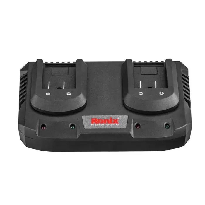 Зарядное устройство для аккумуляторов инструмента Ronix 20В, 2.2А x 2 (8994) изображение 2