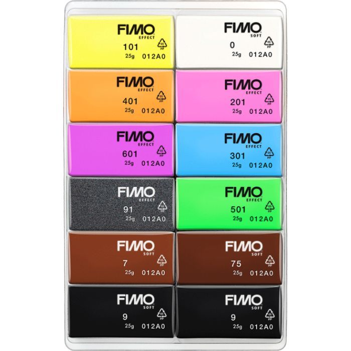 Пластика Fimo Effect Neon Colours 12 кольорів х 25 г (4007817096581) зображення 2