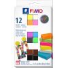 Пластика Fimo Effect Neon Colours 12 кольорів х 25 г (4007817096581)