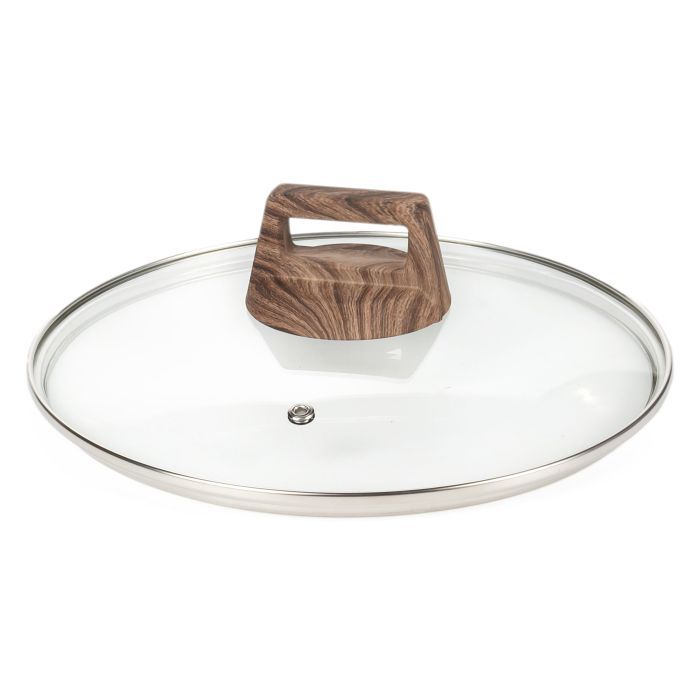 Сковорода Hölmer Natural лита з кришкою 24 см (FP-33524-SWMBML Natural) зображення 8