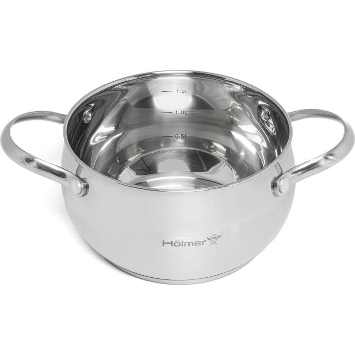 Кастрюля Hölmer Fantastic з кришкою 3,9 л (CR-15539-SS Fantastic) изображение 2