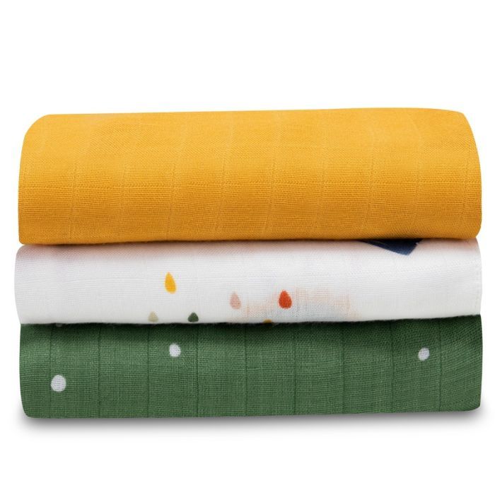 Пеленки для младенцев Lionelo Dino Bamboo Box Multicolor (LO-DINO BAMBOO BOX MULTICOLOR) изображение 6