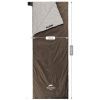 Спальный мешок Naturehike Summer надлегкий LW180 NH21MSD09 L (15C) M Brown (6927595777954-L) изображение 2