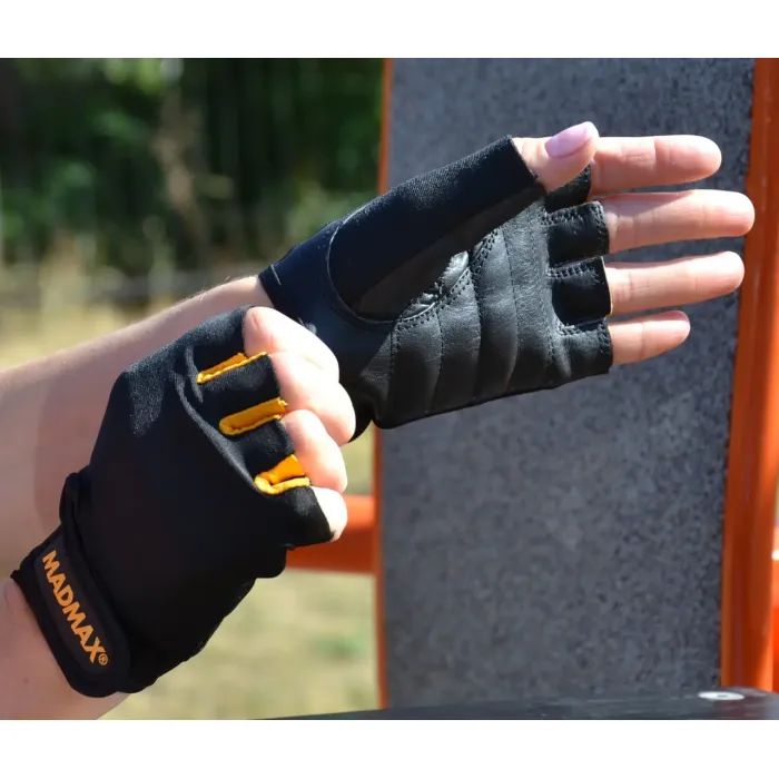 Перчатки для фитнеса MadMax MFG-251 Rainbow Orange M (MFG-251-ORG_M) изображение 8