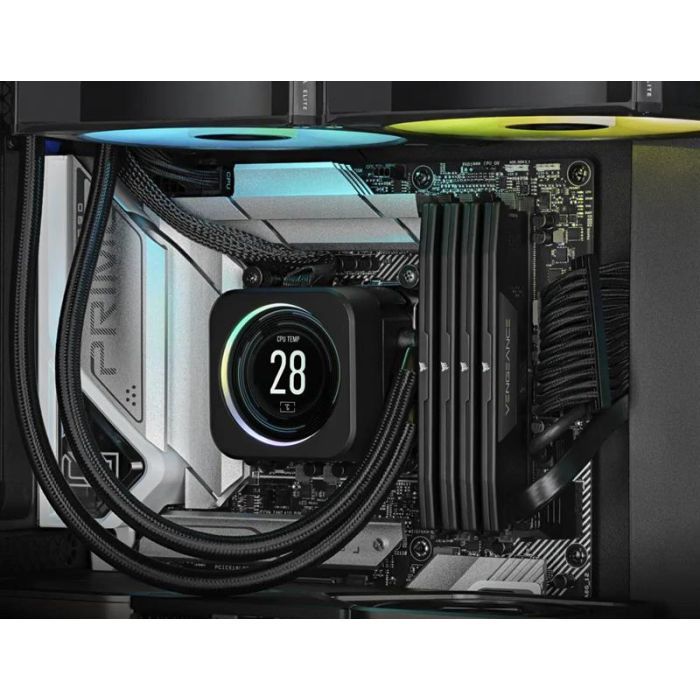 Модуль памяти для компьютера DDR5 48GB (2x24GB) 5200 MHz Vengeance Black Corsair (CMK48GX5M2B5200C38) изображение 4