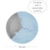 Тарілка дитяча MinikOiOi Puzzle секційна Mineral Blue / Powder Grey (101050059) зображення 2
