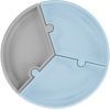 Тарілка дитяча MinikOiOi Puzzle секційна Mineral Blue / Powder Grey (101050059)