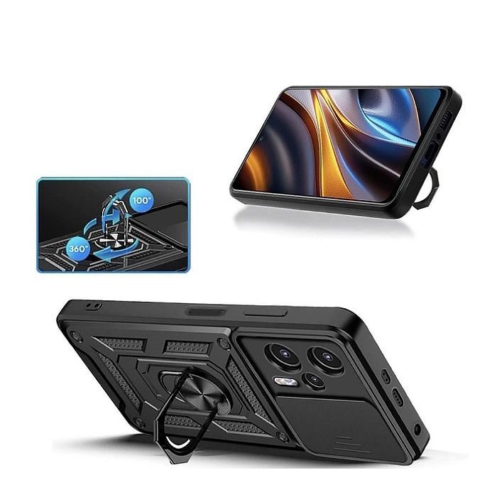 Чехол для мобильного телефона BeCover Military Poco F5 Black (709996) изображение 3