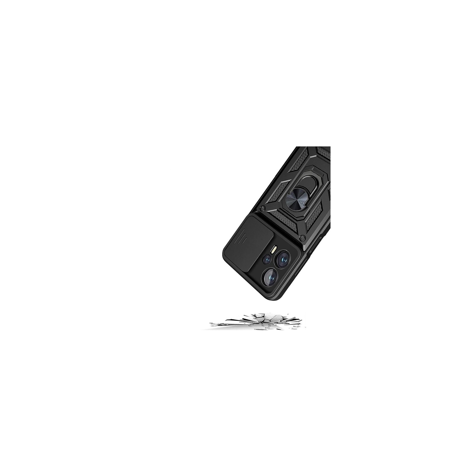 Чехол для мобильного телефона BeCover Military Poco F5 Black (709996) изображение 5