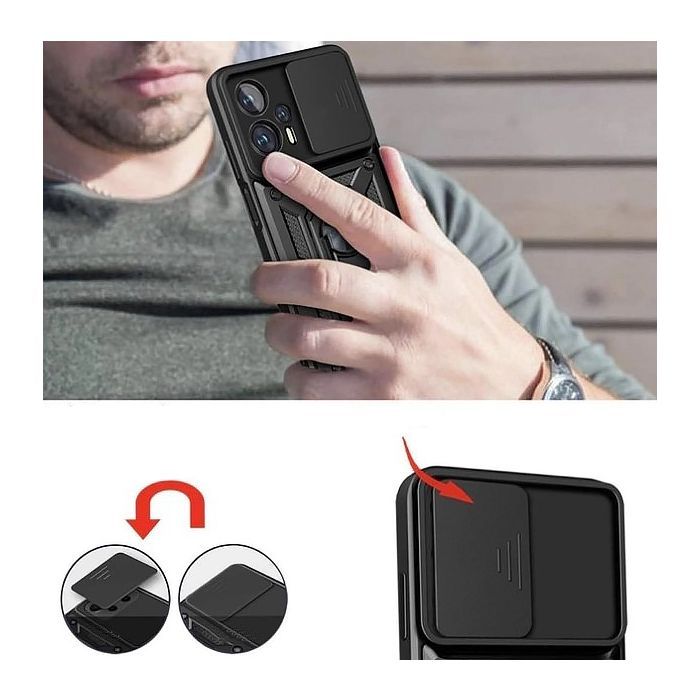 Чехол для мобильного телефона BeCover Military Poco F5 Black (709996) изображение 6