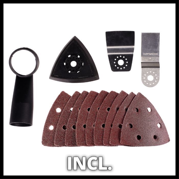 Реноватор Einhell TC-MG 250 CE, 250Вт, 11000-20000об/хв, набір насадок (4465185) зображення 2